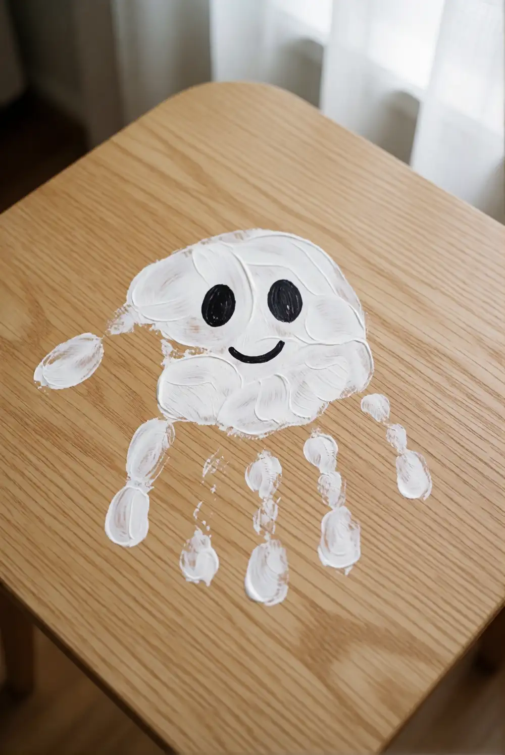 Friendly Ghost Handprints
