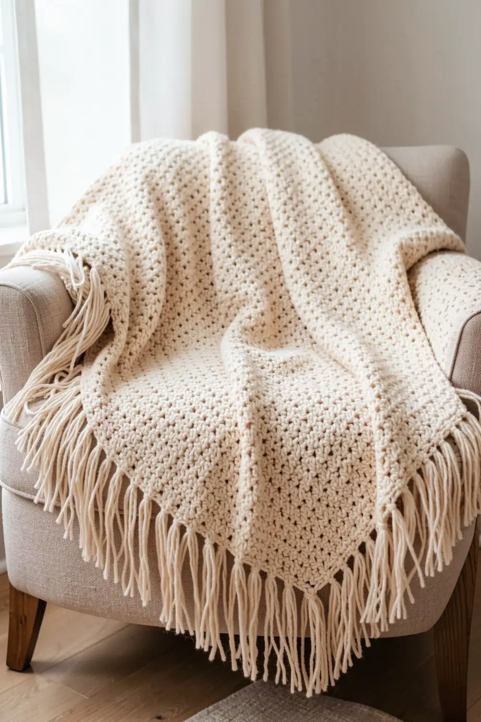 Fringed Crochet Finish