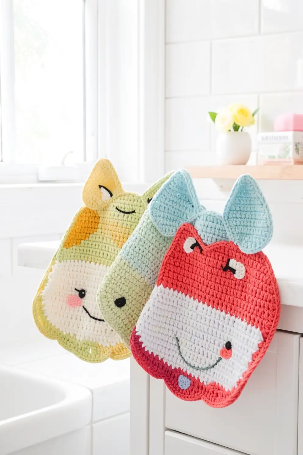 Fun Bat Washcloths