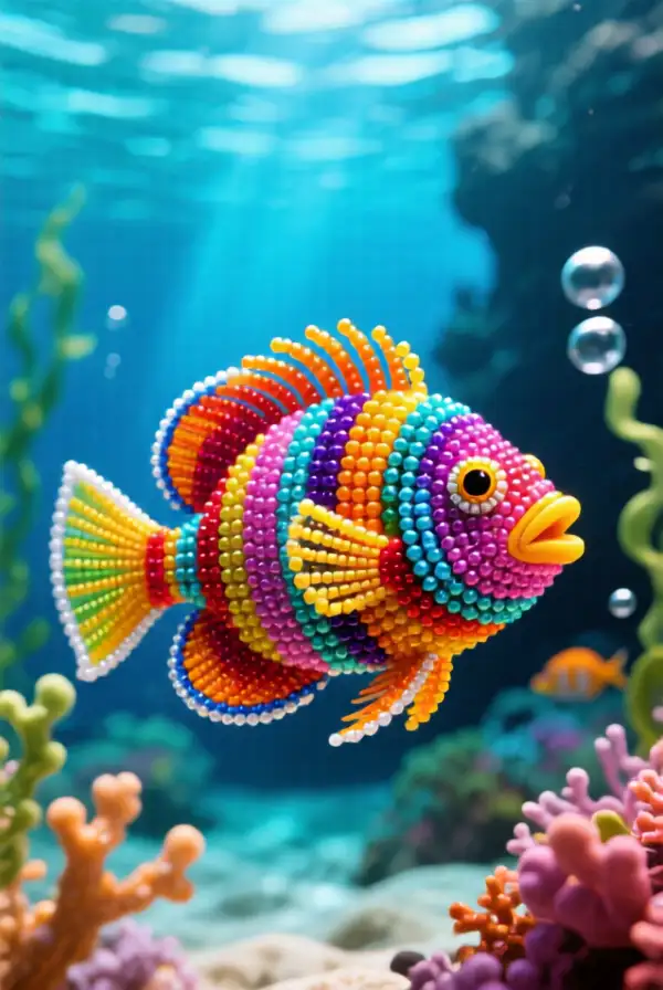 Fun Beaded Fish