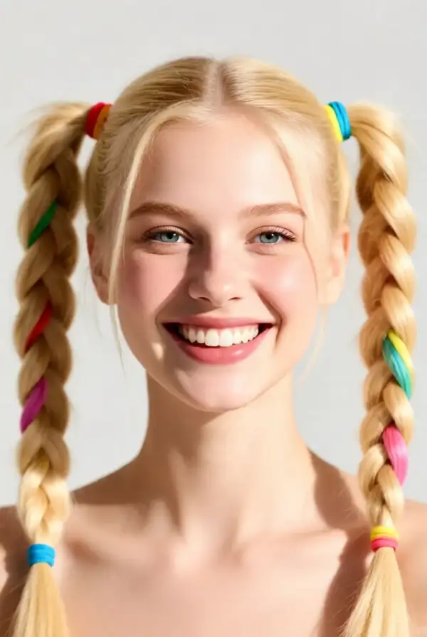 Fun Braided Pigtails