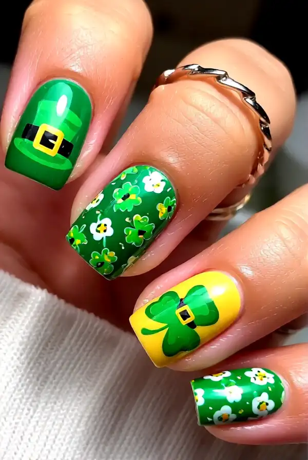 Fun Nail Stickers for St. Patrick's Day