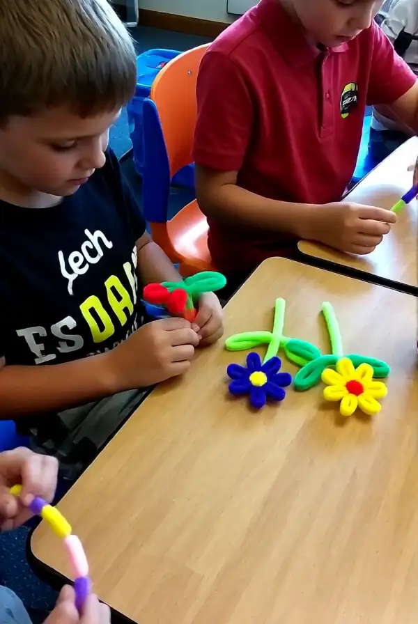 Fun Pipe Cleaner Flower Games