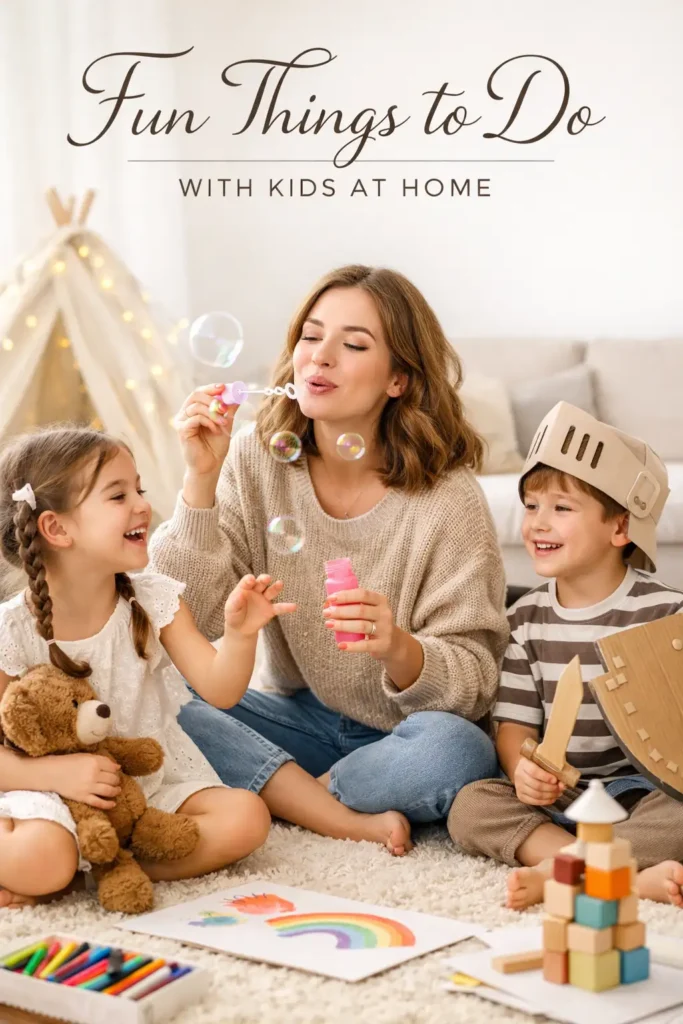15 Fun Things to Do With Kids at Home (That Feel Easy and Actually Enjoyable)