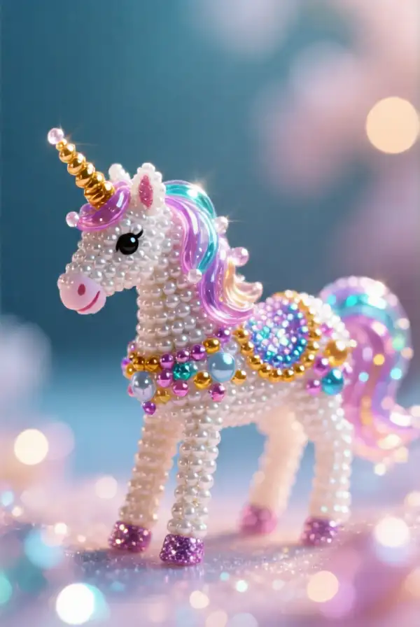 Funky Beaded Unicorns