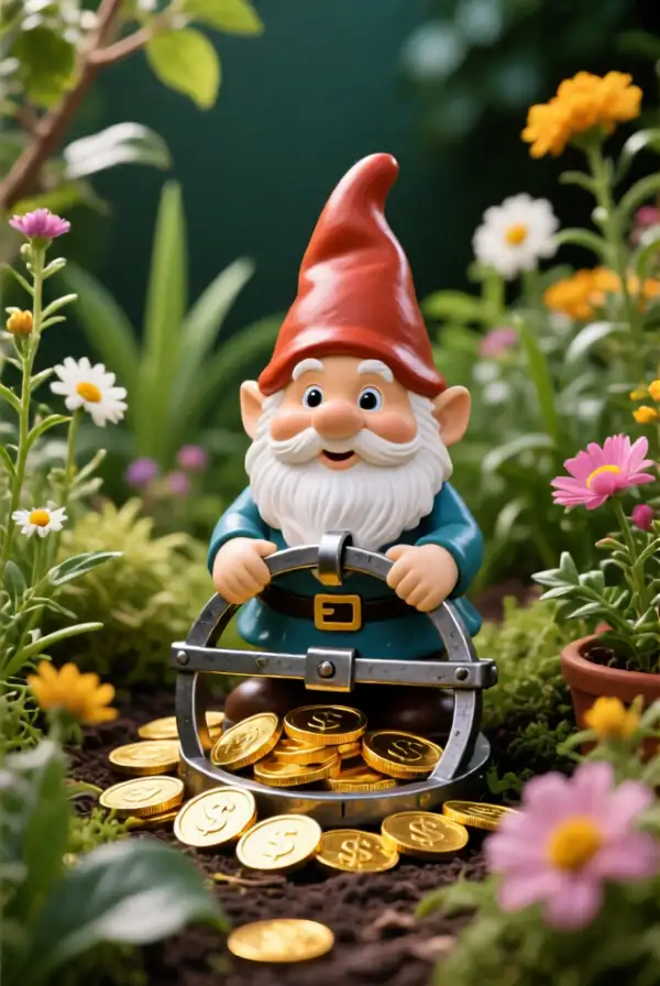 Garden Gnome Guard Trap