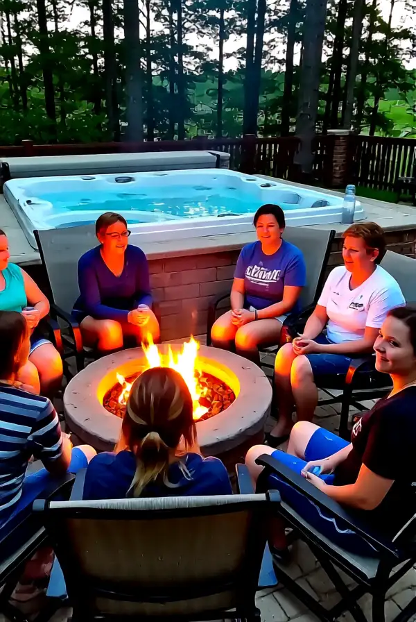 Gathering Space with a Fire Pit