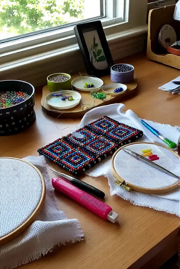 Gathering Your Bead Embroidery Supplies