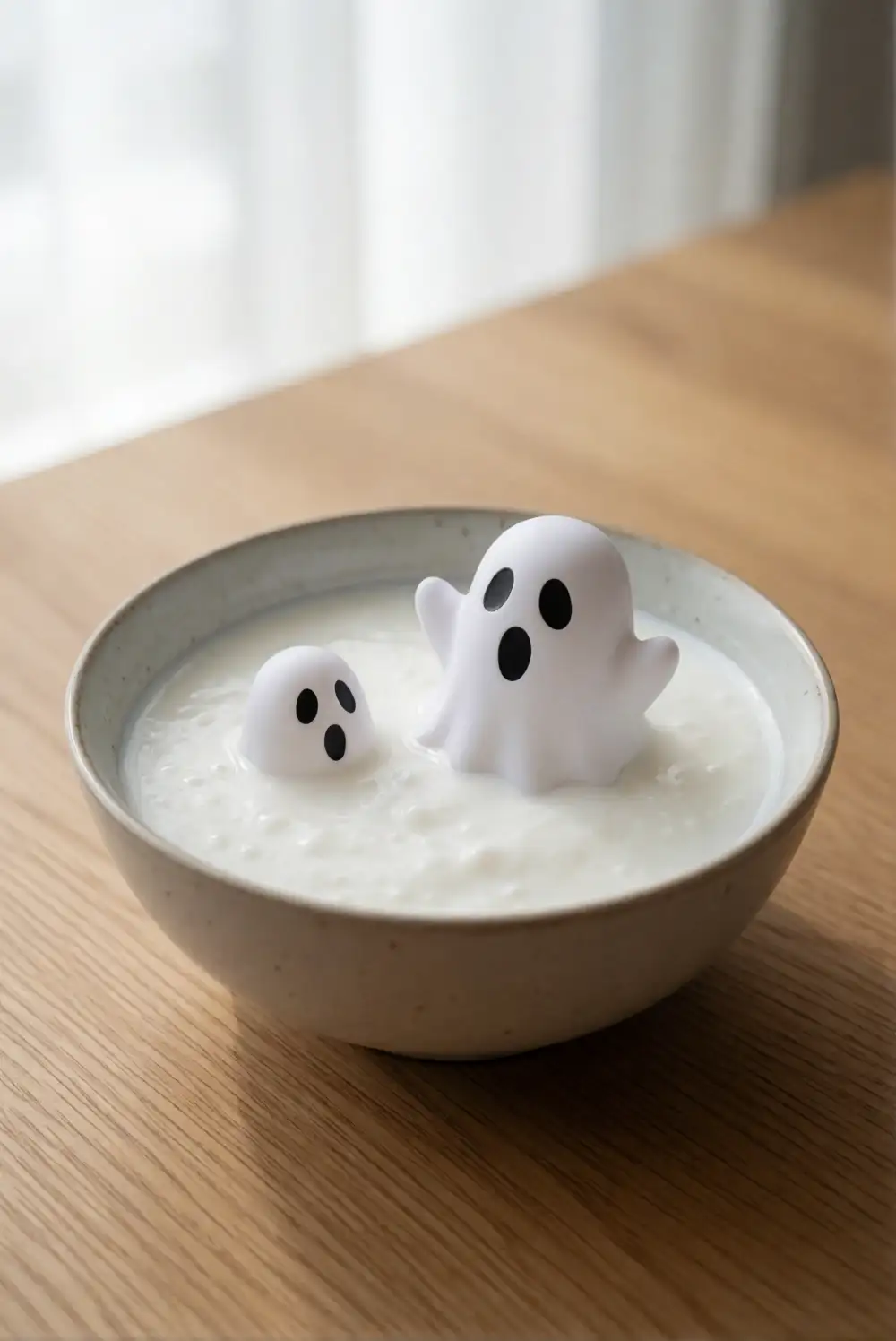 Ghostly Baking Soda Slime