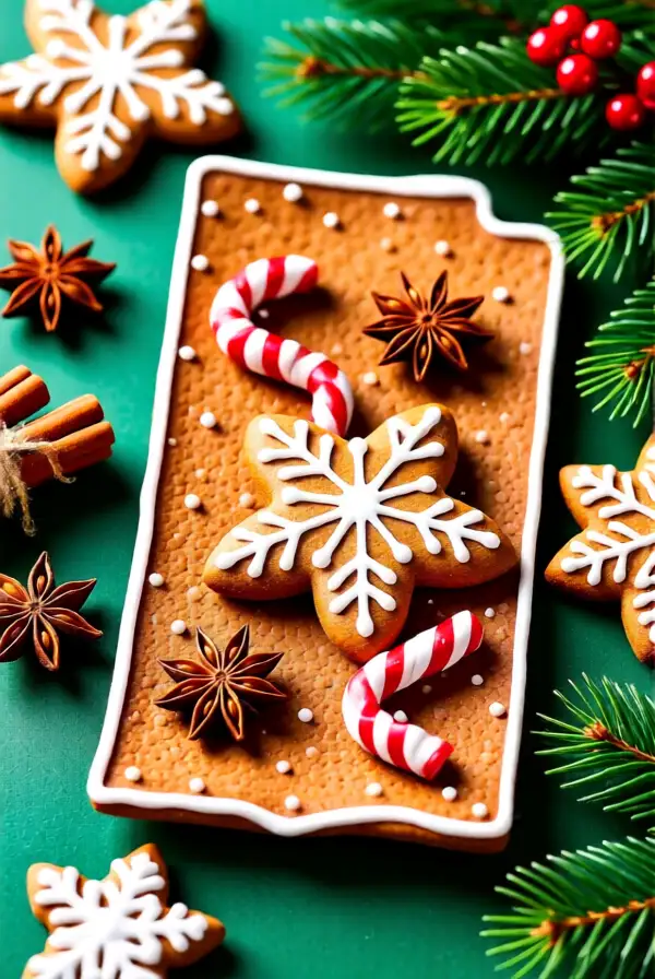 Gingerbread Chocolate Bark