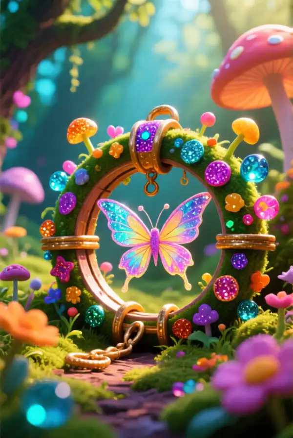 Glittery Fairy Land Trap