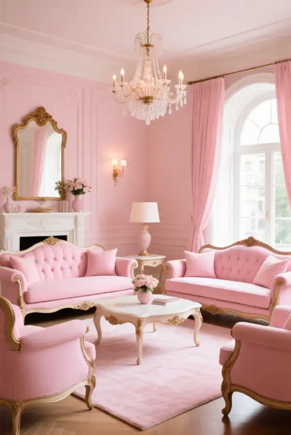 Gorgeous Soft Pink Furniture Pieces