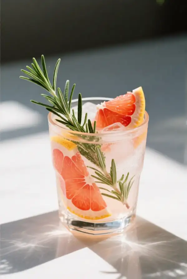 Grapefruit Rosemary Mocktail