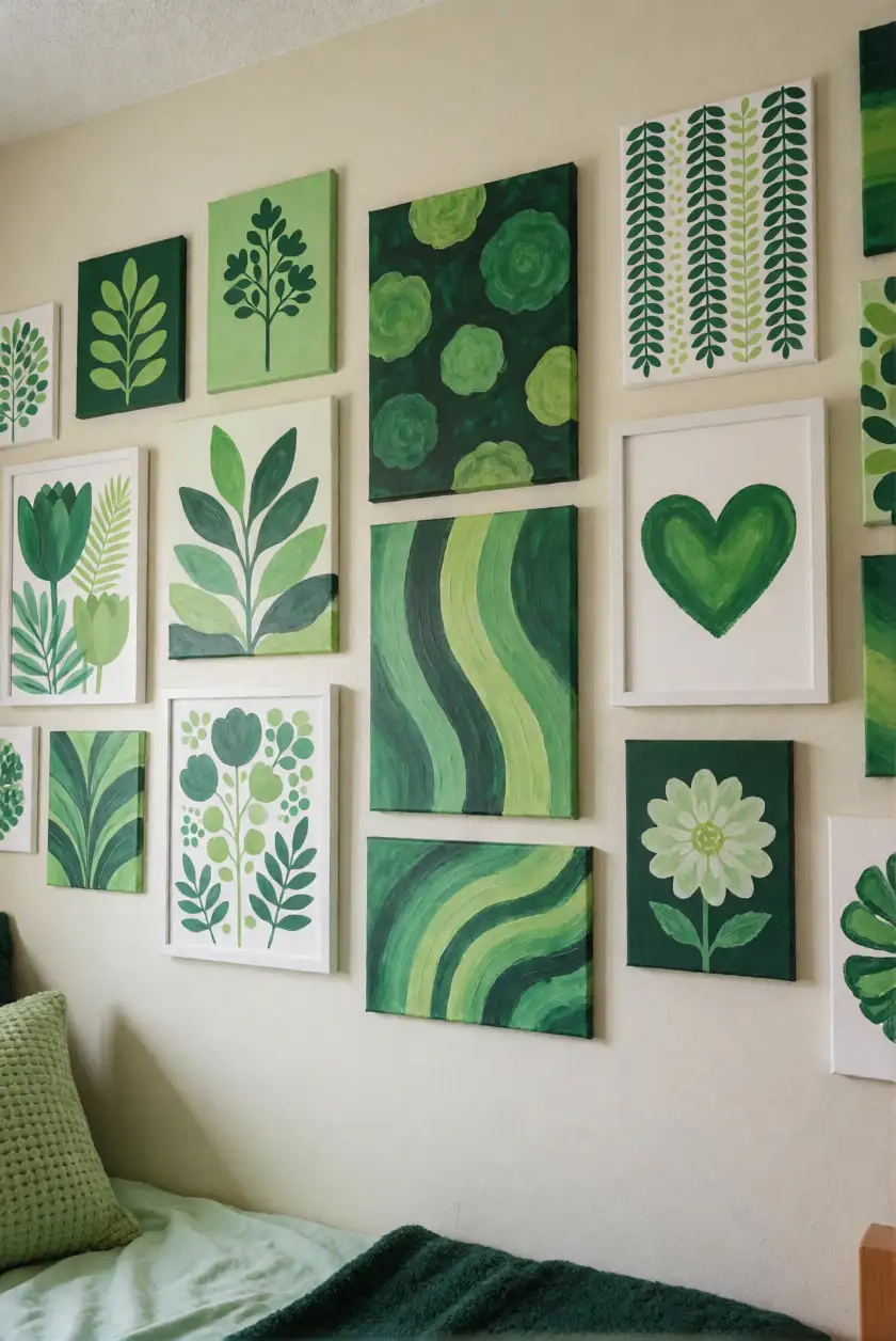 Green Wall Art and Posters