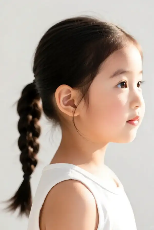 Hair Wrapped Ponytail