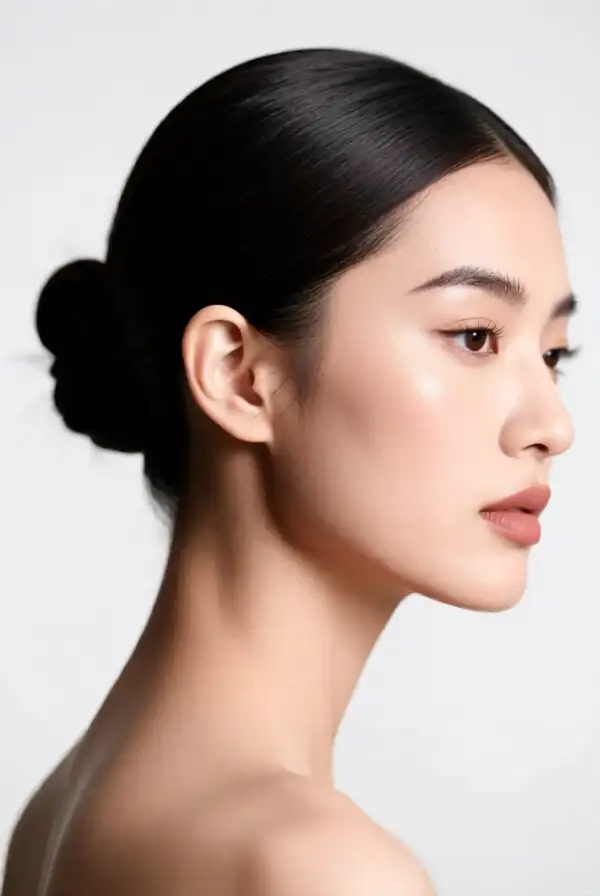 Half-Up Half-Down Bun