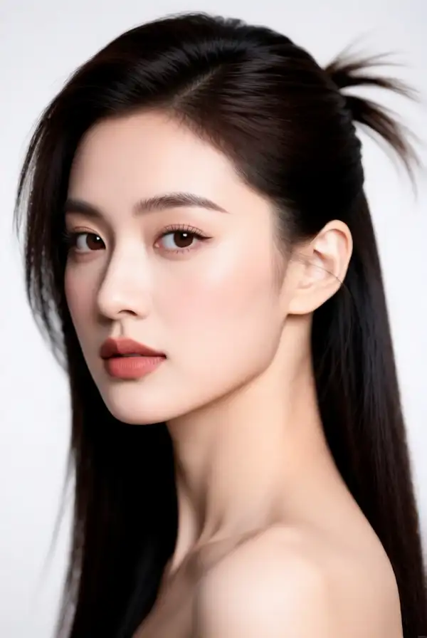 Half-Up Half-Down Style