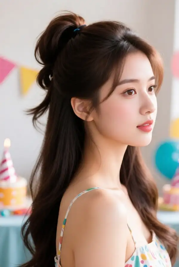 Half-Up, Half-Down Styles for Versatility