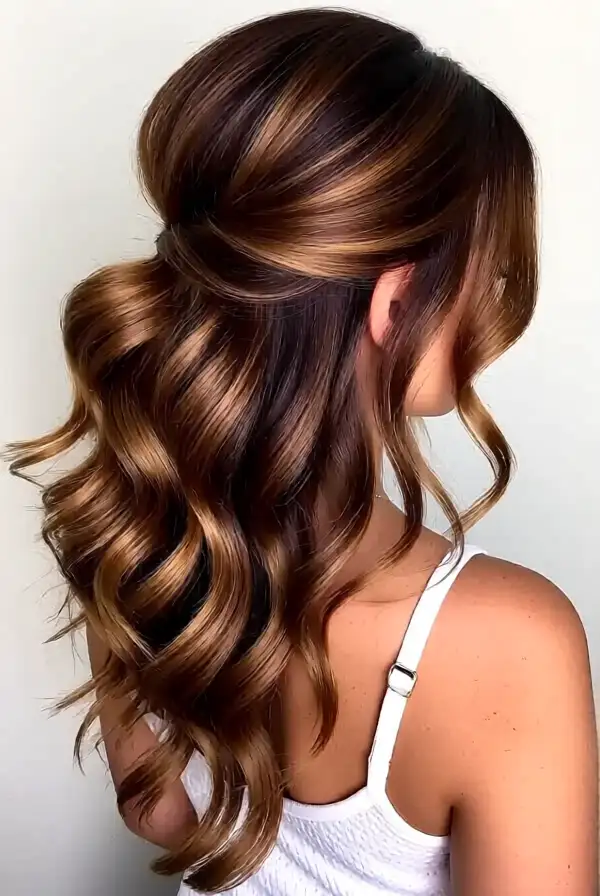 Half Up, Half Down Waves