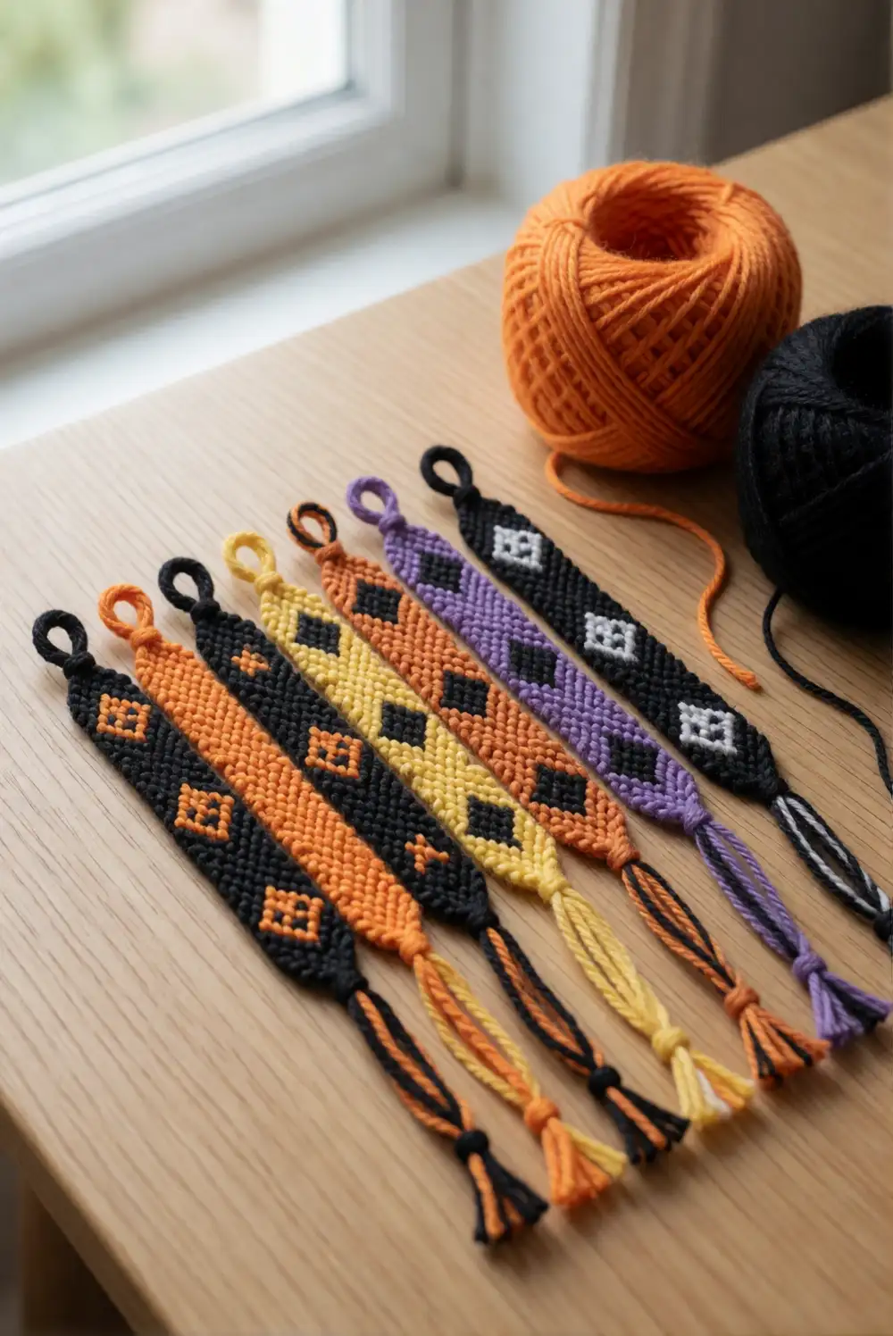 Halloween Themed Friendship Bracelets