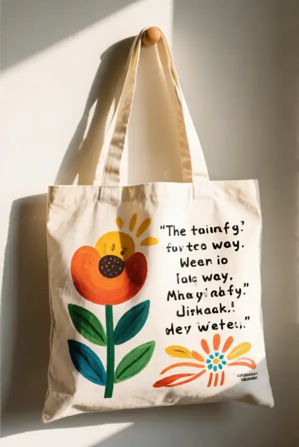 Hand-Painted Tote Bags
