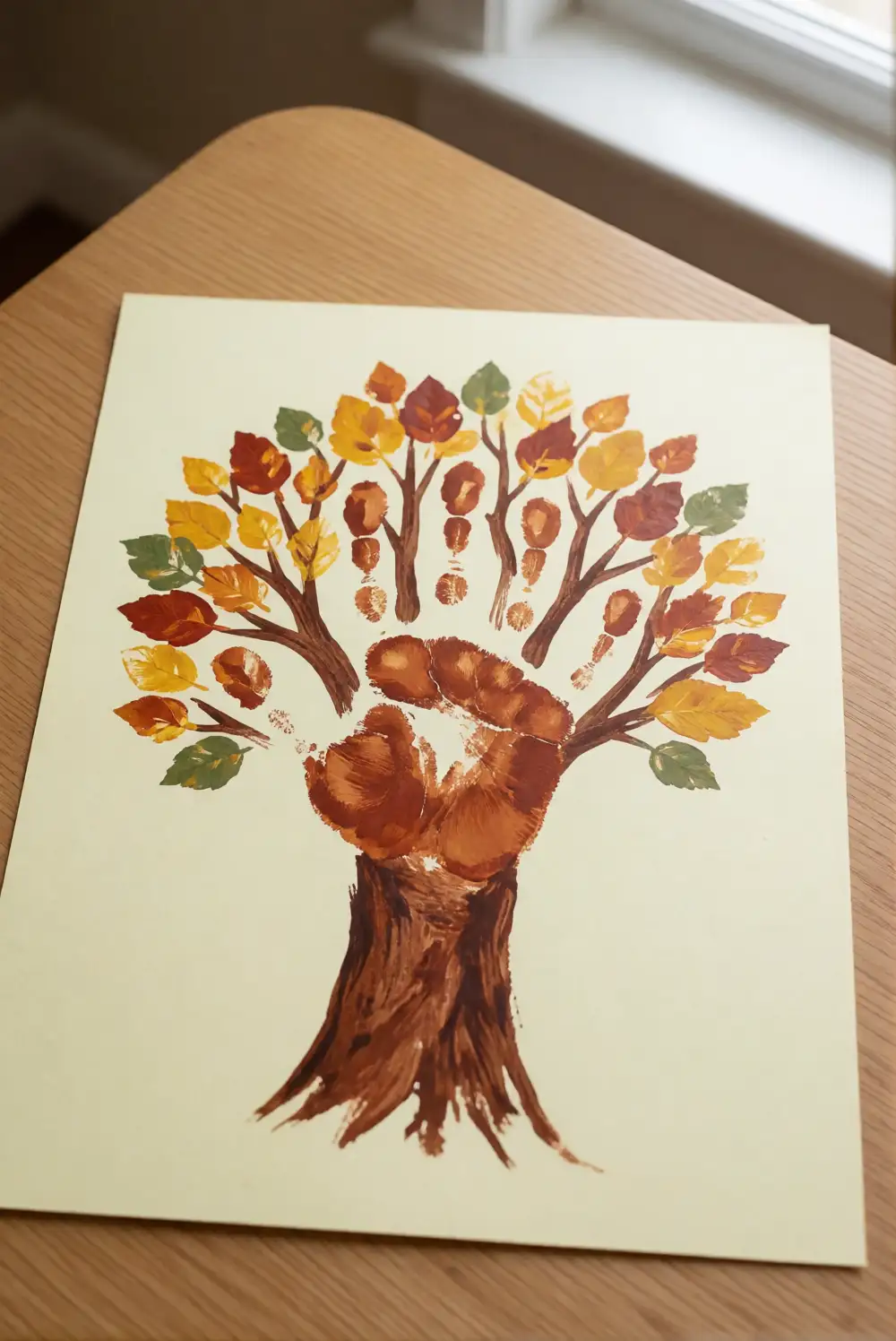 Handprint Autumn Tree