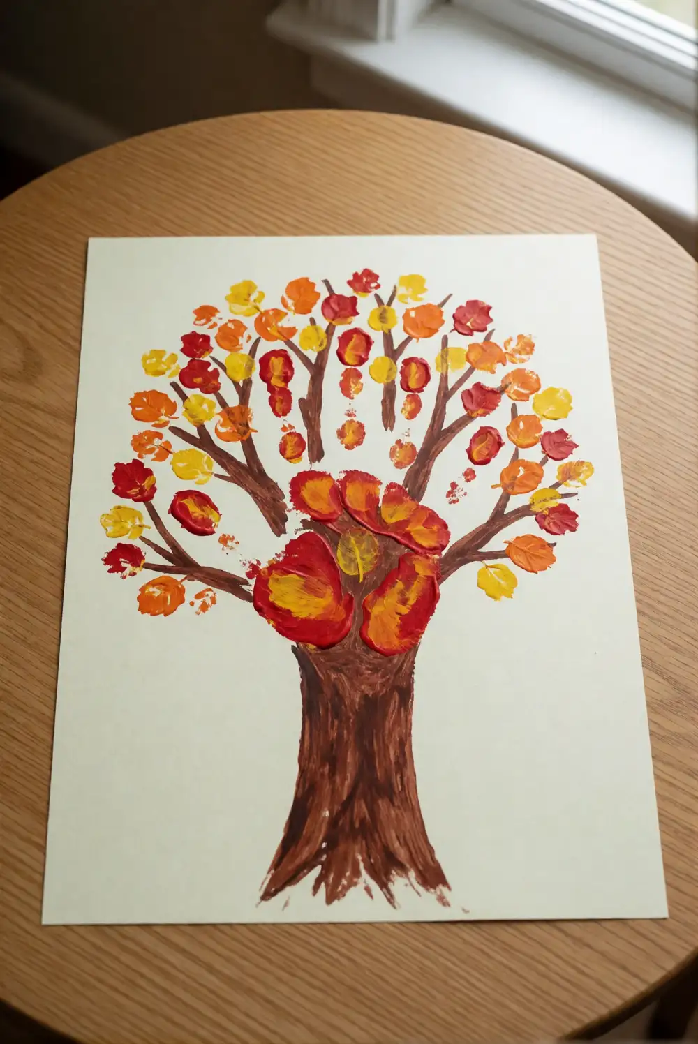Handprint Autumn Tree