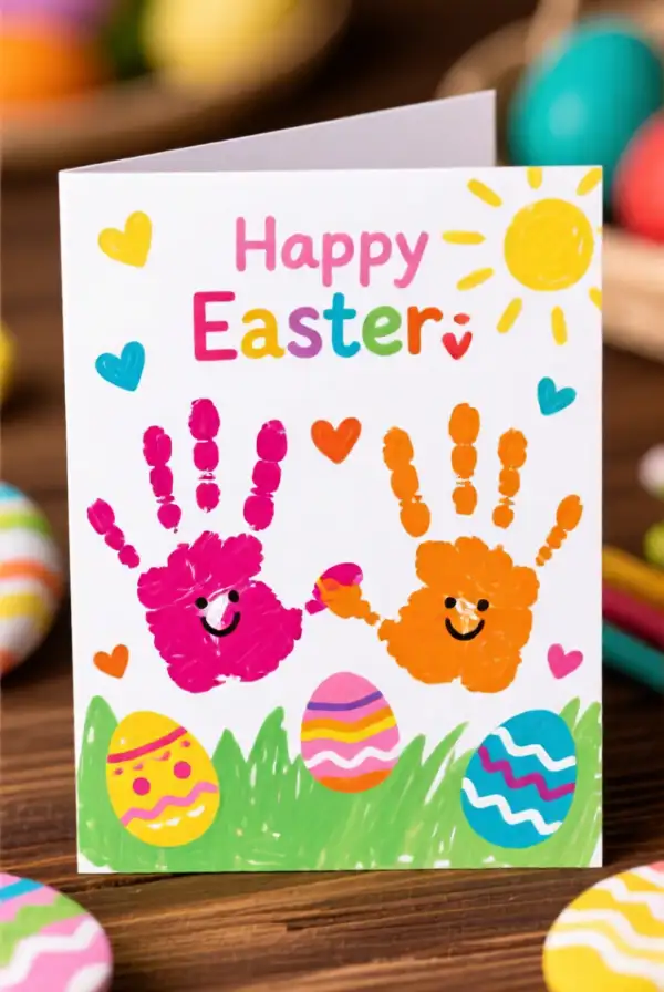Handprint Easter Cards