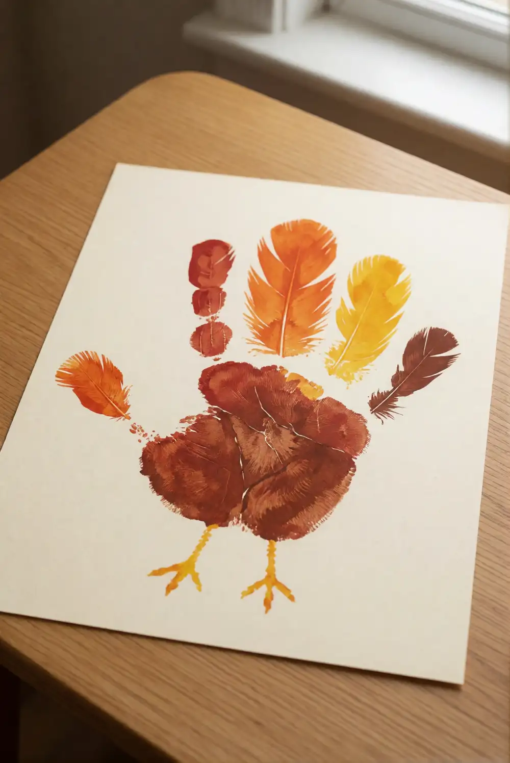 Handprint Fall Turkey Picture