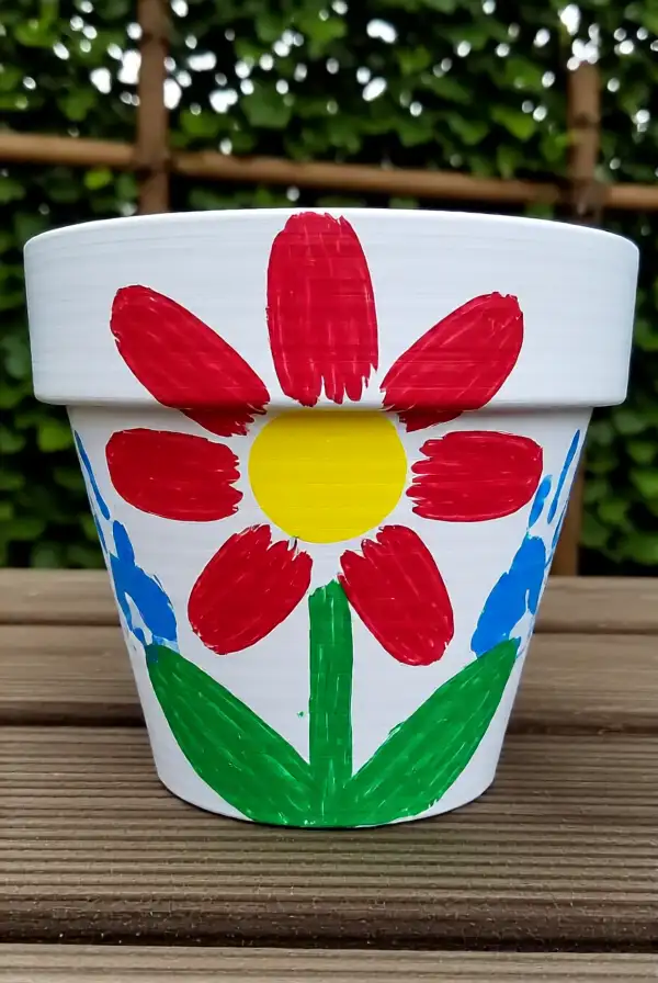 Handprint Flower Pot