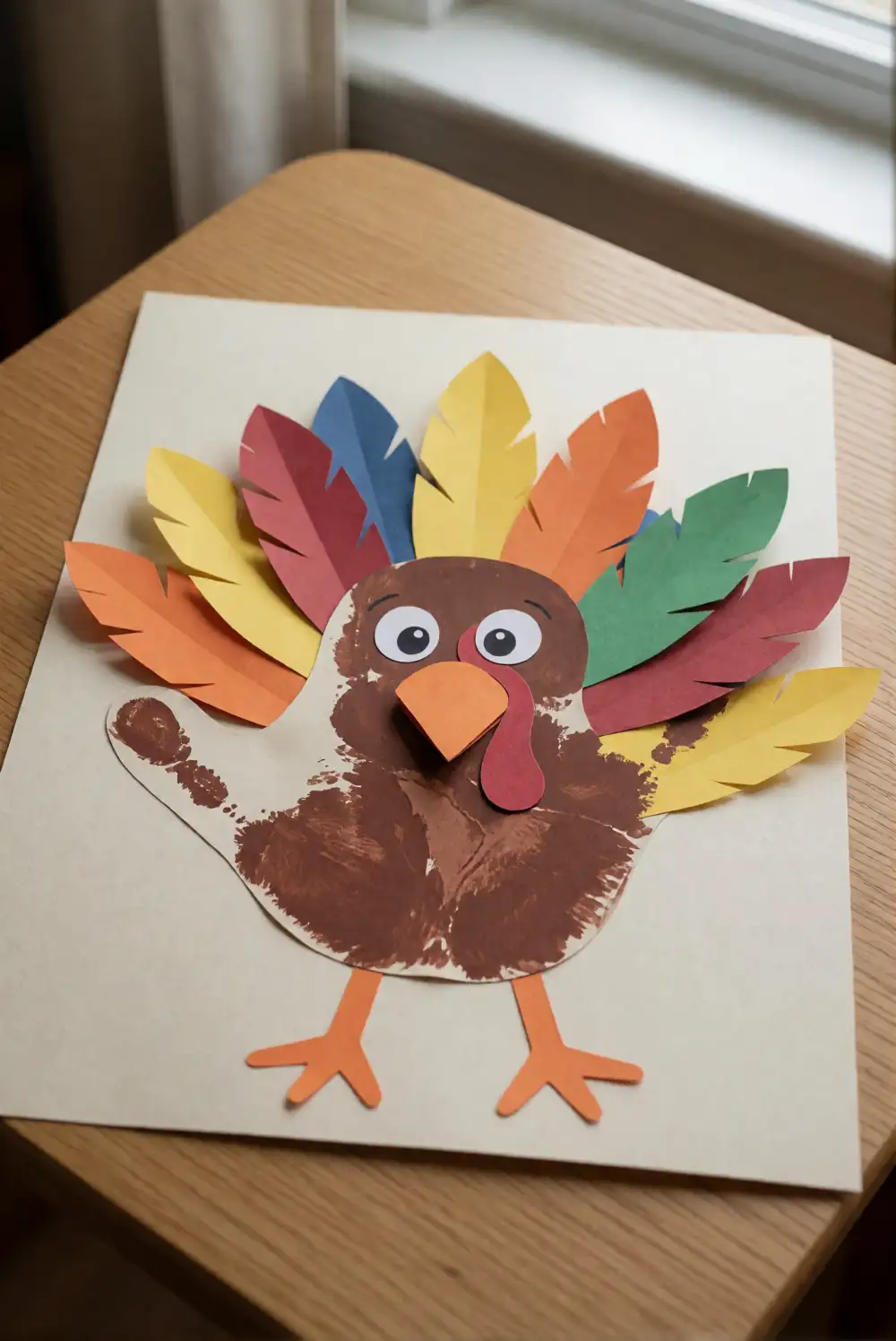 Handprint Turkey Collage