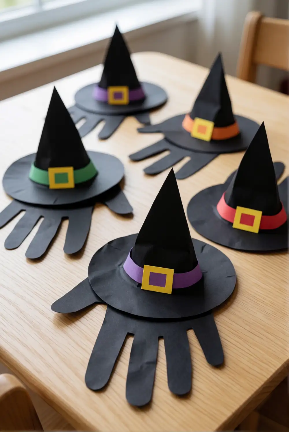 Handprint Witch Hats