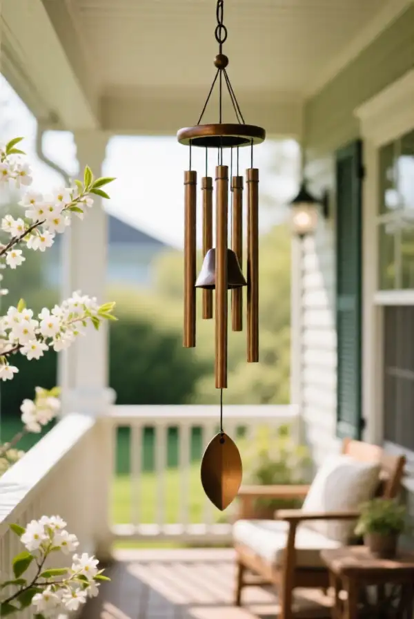 Hang Wind Chimes for Soothing Sounds