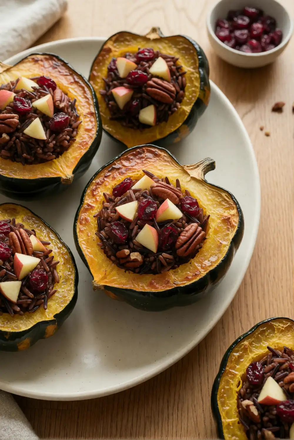 Harvest Wild Rice Stuffed Squash