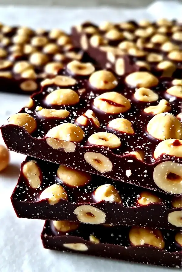 Hazelnut Chocolate Bark