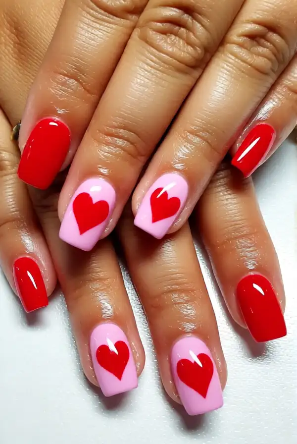 Heart Nail Accents