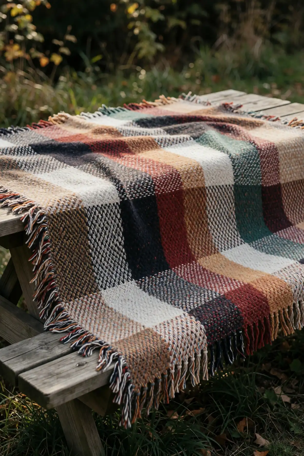 Hearty Textured Woven Blankets