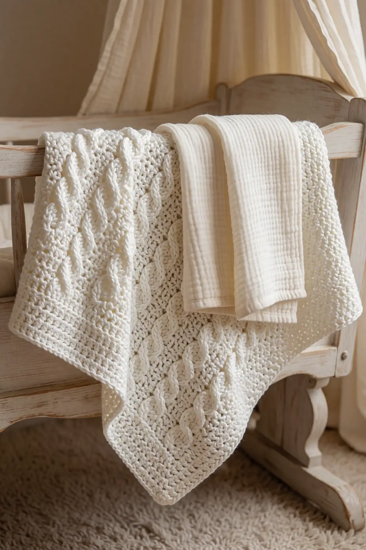 Heirloom Cable Texture With A Tender Feel