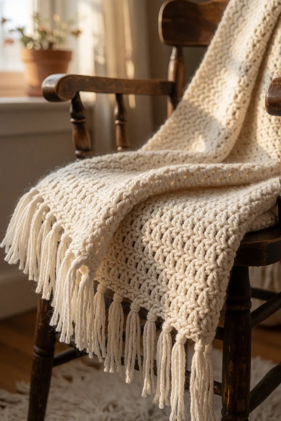 Heirloom Fringe and Tassel Details