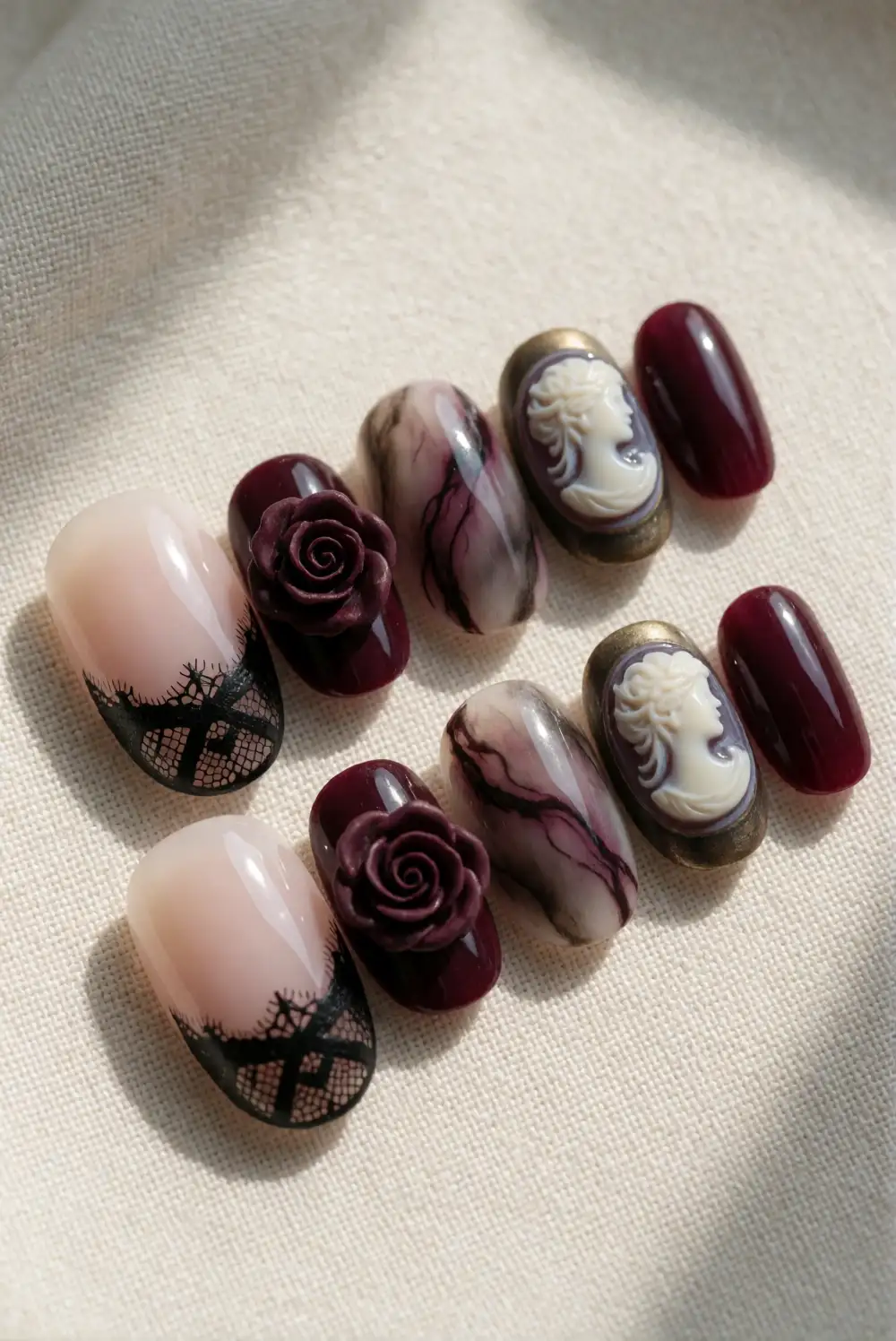 Heirloom Mismatched Nail Set