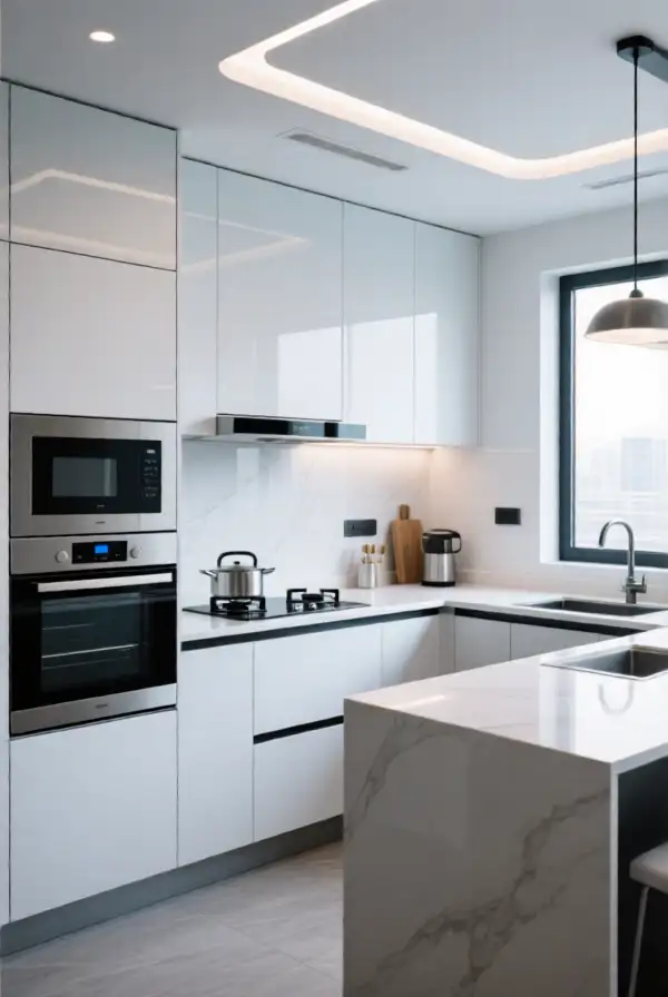 High-Tech Compact Kitchen