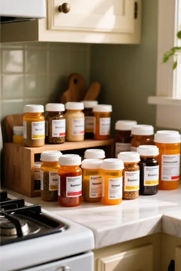 Homemade Spice Containers