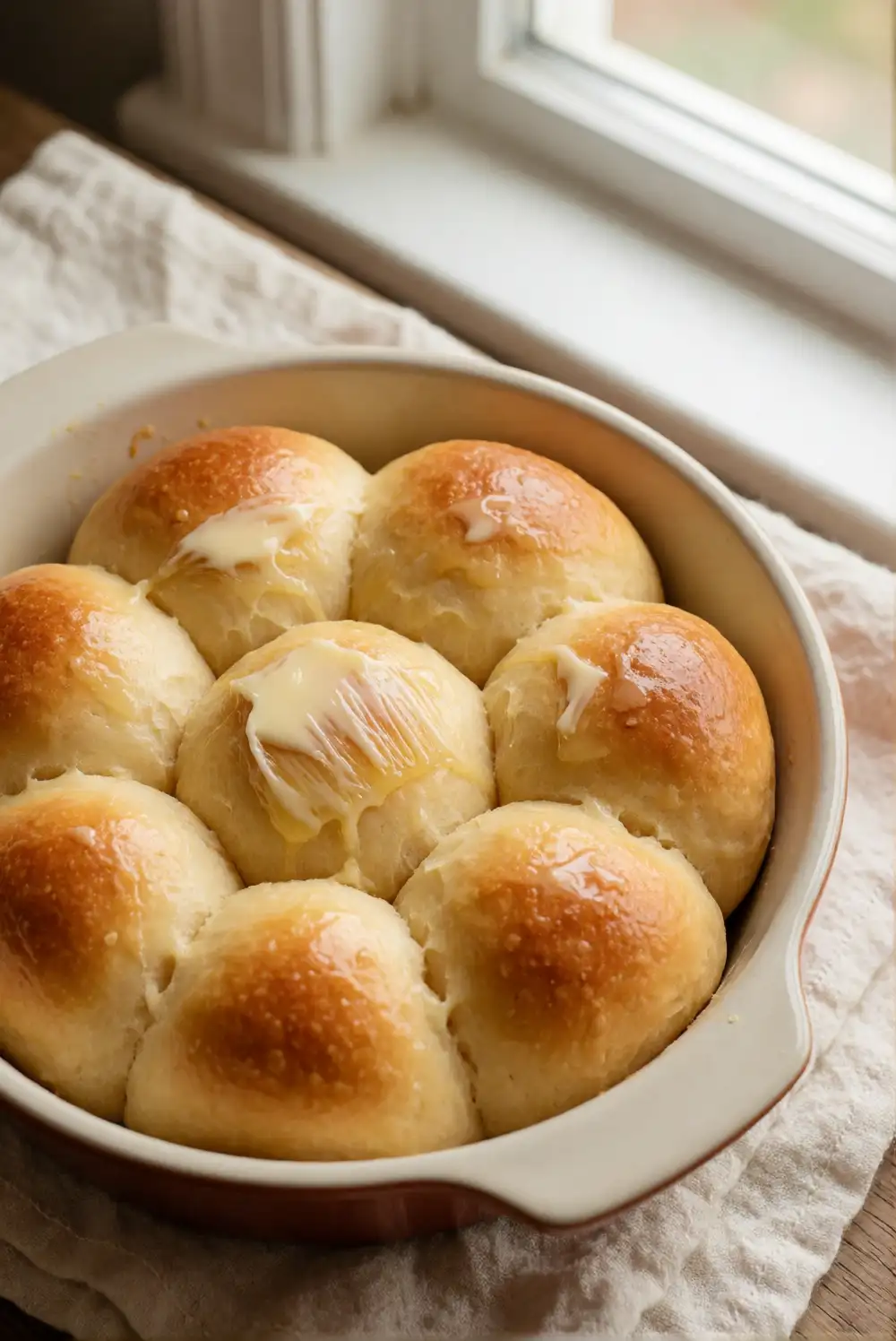 Honey Butter Dinner Rolls