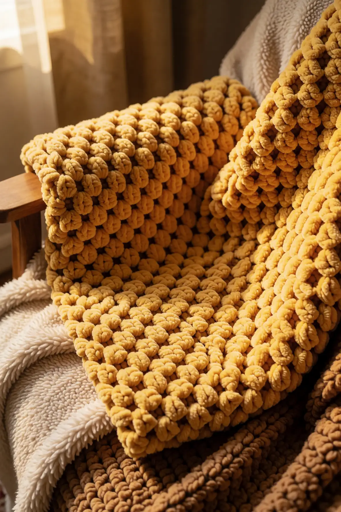 Honeycomb Texture With Plush Depth