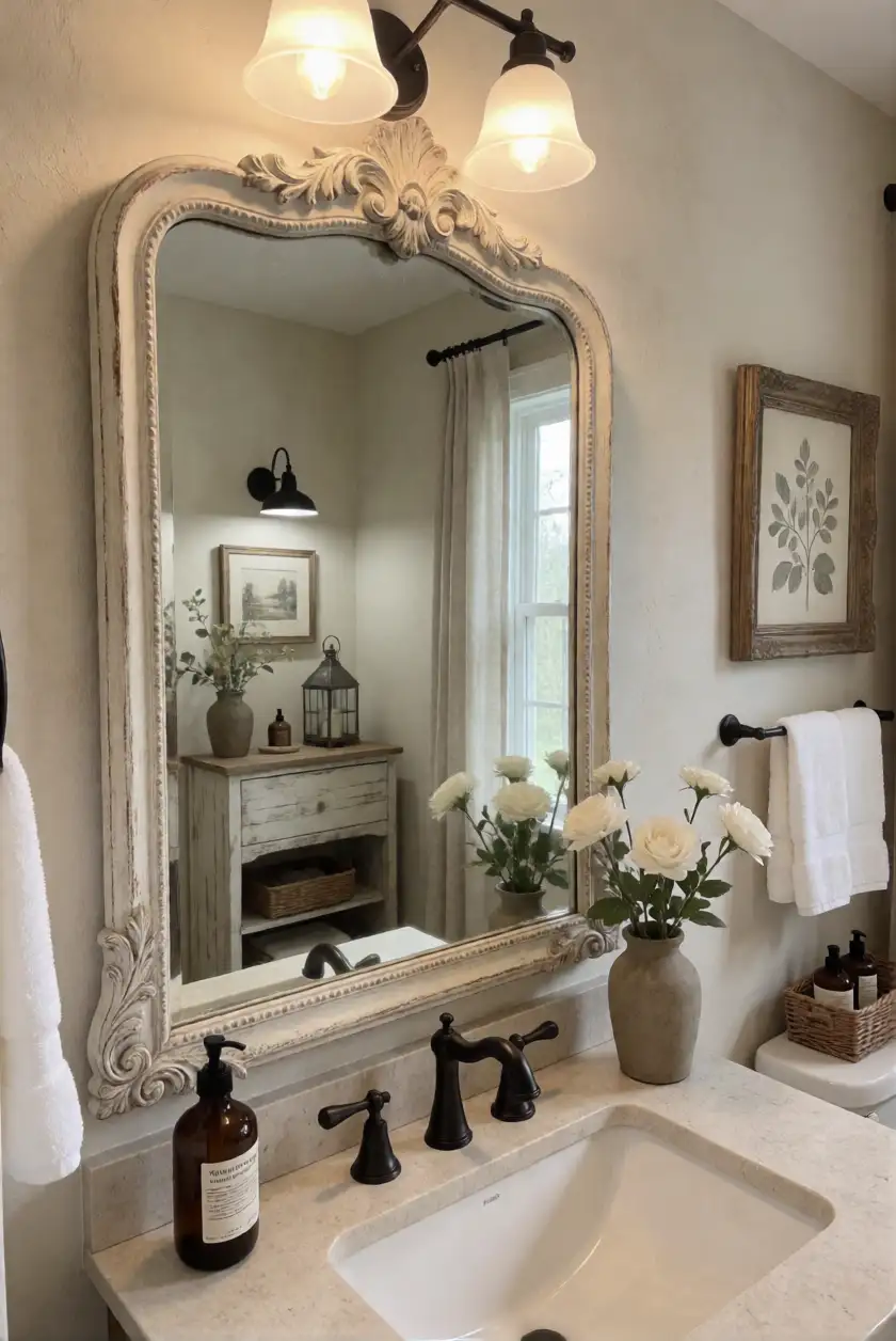 Implement Vintage Mirrors