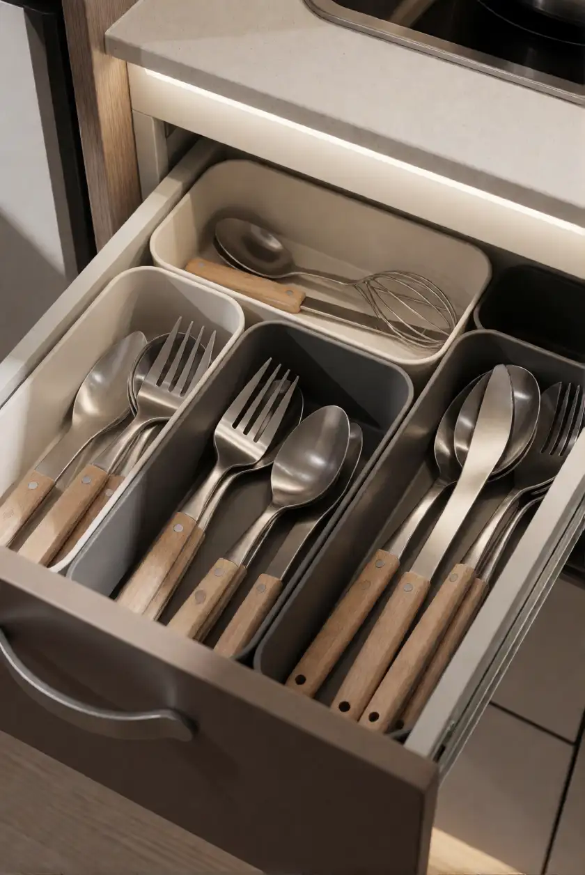 In-Drawer Dividers for Utensils