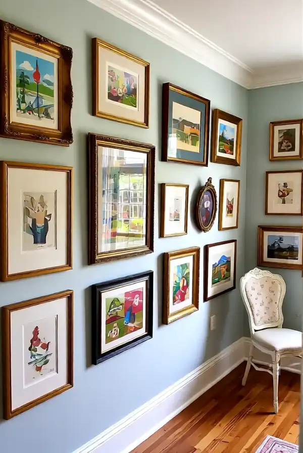 Incorporate Artwork with Vintage Frames