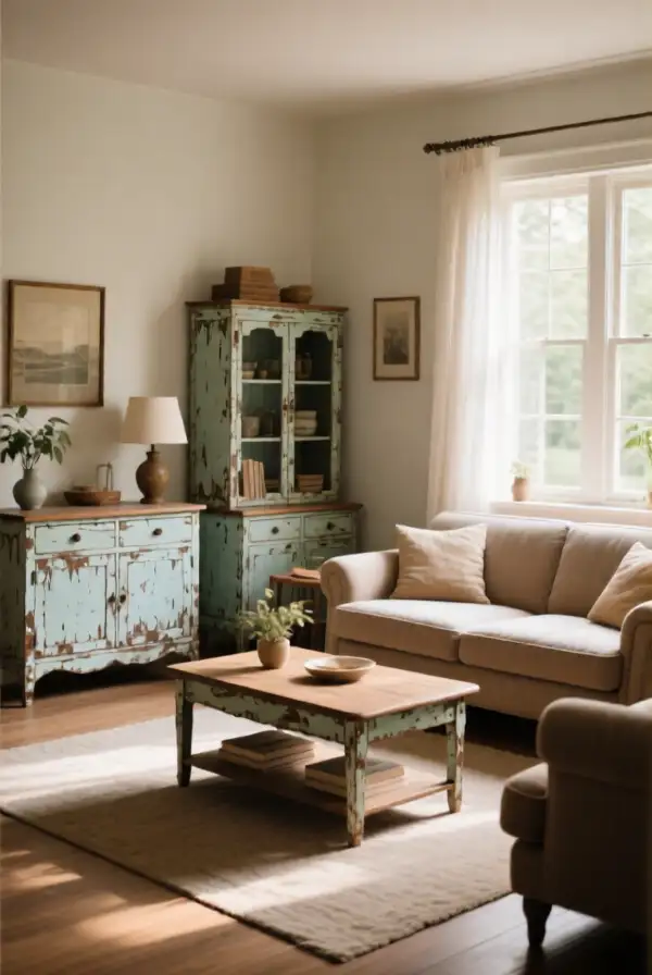 Incorporate Distressed Furniture