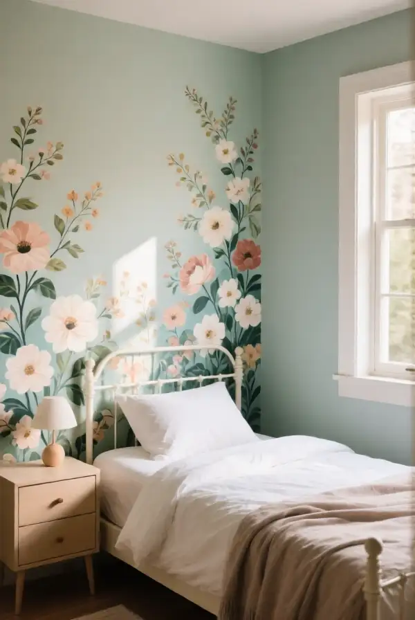 Incorporating Floral Colors into Walls