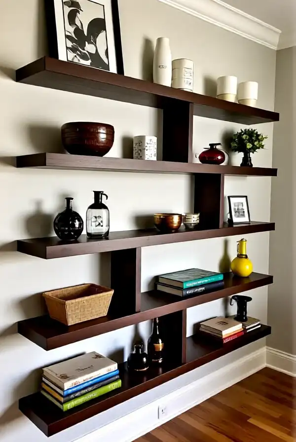 Incorporating Funky Shelves